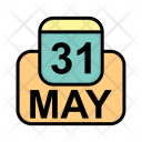 پیش‌نمایش فایل may-60 از پک تقویم کسب و کار 2017 خطی پر