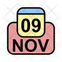 پیش‌نمایش فایل november-38 از پک تقویم کسب و کار 2017 خطی پر