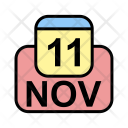 پیش‌نمایش فایل november-40 از پک تقویم کسب و کار 2017 خطی پر