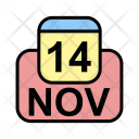 پیش‌نمایش فایل november-43 از پک تقویم کسب و کار 2017 خطی پر