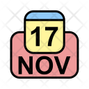 پیش‌نمایش فایل november-46 از پک تقویم کسب و کار 2017 خطی پر
