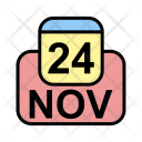 پیش‌نمایش فایل november-53 از پک تقویم کسب و کار 2017 خطی پر