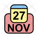 پیش‌نمایش فایل november-56 از پک تقویم کسب و کار 2017 خطی پر