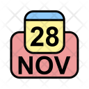 پیش‌نمایش فایل november-57 از پک تقویم کسب و کار 2017 خطی پر