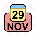 پیش‌نمایش فایل november-58 از پک تقویم کسب و کار 2017 خطی پر