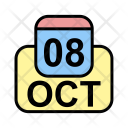 پیش‌نمایش فایل october-38 از پک تقویم کسب و کار 2017 خطی پر