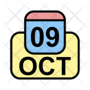 پیش‌نمایش فایل october-39 از پک تقویم کسب و کار 2017 خطی پر