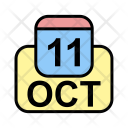 پیش‌نمایش فایل october-41 از پک تقویم کسب و کار 2017 خطی پر