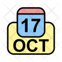 پیش‌نمایش فایل october-47 از پک تقویم کسب و کار 2017 خطی پر