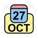 پیش‌نمایش فایل october-57 از پک تقویم کسب و کار 2017 خطی پر