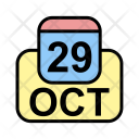 پیش‌نمایش فایل october-59 از پک تقویم کسب و کار 2017 خطی پر