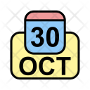 پیش‌نمایش فایل october-60 از پک تقویم کسب و کار 2017 خطی پر