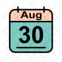پیش‌نمایش فایل august-93 از پک تقویم اوت 2017 2 - خطی توپر
