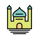 پیش‌نمایش فایل mosque-7 از پک خط پر اسلامی رمضان