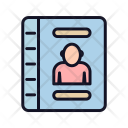 پیش‌نمایش فایل adress از پک مجموعه آیکون نوار تب iOS
