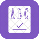 پیش‌نمایش فایل spell-checker-spellchecker-checklist از پک گلیف سئو پس زمینه گوشه گرد نسخه 1 بخش 1 قالب 7