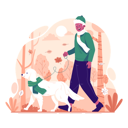 پیش‌نمایش فایل man-walking-with-dog-in-park-in-autumn-9544953 از پک پاییز