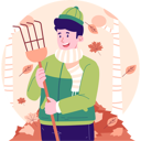 پیش‌نمایش فایل boy-cleaning-dried-leaves-from-the-park-10492207 از پک کاراکتر پاییز