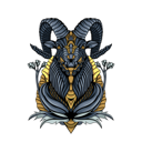پیش‌نمایش فایل goat-ornament-6414879 از پک Ornament حیوان 2