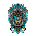 پیش‌نمایش فایل lion-ornament-6414880 از پک Ornament حیوان 2