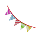 پیش‌نمایش فایل new-year-garland-7220331 از پک مهمانی سال نو