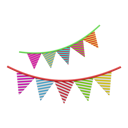 پیش‌نمایش فایل new-year-garlands-7220320 از پک مهمانی سال نو