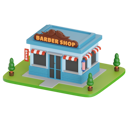 پیش‌نمایش فایل barber-shop-9565954 از پک ساختمان فروشگاه