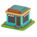 پیش‌نمایش فایل butcher-shop-9565949 از پک ساختمان فروشگاه