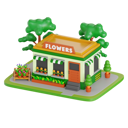 پیش‌نمایش فایل flowers-shop-9565947 از پک ساختمان فروشگاه