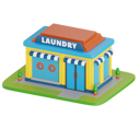 پیش‌نمایش فایل laundry-store-9565945 از پک ساختمان فروشگاه