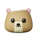 پیش‌نمایش فایل bear-head-6020503 از پک سر حیوان