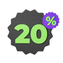 پیش‌نمایش فایل 20-discount-6616100 از پک پروموی تخفیف