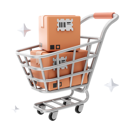 پیش‌نمایش فایل logistic-cart-7072055 از پک خرید تجارت الکترونیک و بازاریابی