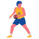 پیش‌نمایش فایل basketball-player-7945166 از پک فعالیت افراد ورزشی