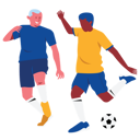 پیش‌نمایش فایل man-pressing-football-7945160 از پک فعالیت افراد ورزشی