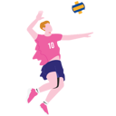 پیش‌نمایش فایل man-smash-volleyball-7945162 از پک فعالیت افراد ورزشی