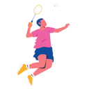 پیش‌نمایش فایل man-smashing-badminton-7945163 از پک فعالیت افراد ورزشی