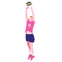 پیش‌نمایش فایل volleyball-player-7945164 از پک فعالیت افراد ورزشی