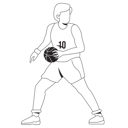 پیش‌نمایش فایل basketball-player-7945243 از پک فعالیت افراد ورزشی (خطی)