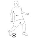 پیش‌نمایش فایل male-footballer-7945238 از پک فعالیت افراد ورزشی (خطی)
