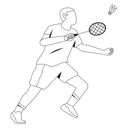 پیش‌نمایش فایل man-netting-badminton-7945236 از پک فعالیت افراد ورزشی (خطی)