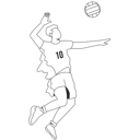 پیش‌نمایش فایل man-smash-volleyball-7945239 از پک فعالیت افراد ورزشی (خطی)
