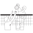 پیش‌نمایش فایل volleyball-match-7945242 از پک فعالیت افراد ورزشی (خطی)