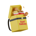 پیش‌نمایش فایل food-delivery-bag-8394660 از پک فست فود
