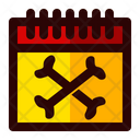 پیش‌نمایش فایل calendar-3216 از پک خط پر هالووین