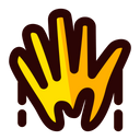 پیش‌نمایش فایل hand-1009 از پک خط پر هالووین