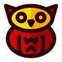 پیش‌نمایش فایل owl-444 از پک خط پر هالووین