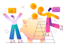 پیش‌نمایش فایل deposit-money-into-piggy-bank-for-savings-7342333 از پک Marketplace فروش