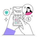 پیش‌نمایش فایل e-wallet-9384880 از پک Fintech و کسب‌وکار
