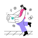 پیش‌نمایش فایل payment-mail-9384879 از پک Fintech و کسب‌وکار
